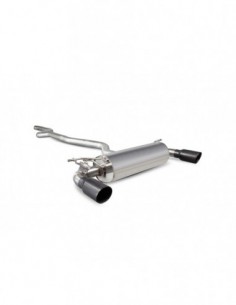 Escape Scorpion BMW Serie 2 F22/F23 M240i (Con válvulas)(Sin silenciador)(Colas negras)