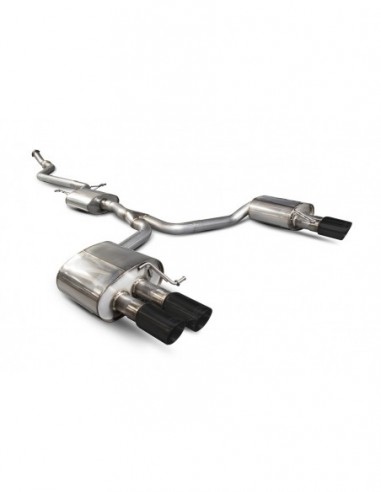 Escape Scorpion Audi A5 B8 2.0 TFSI (Colas negras)