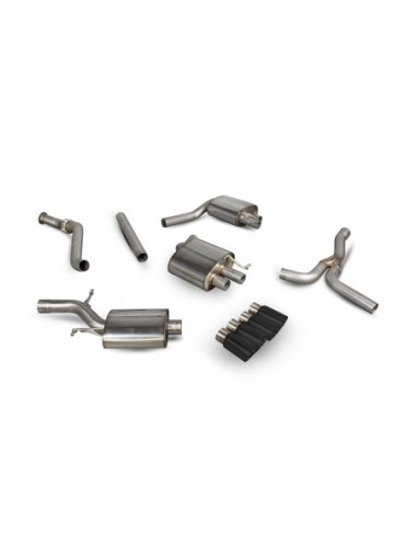 Escape Scorpion Audi A5 B8 2.0 TFSI (Colas negras)