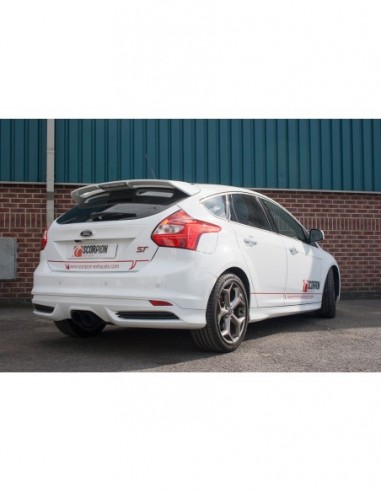 Escape Scorpion Ford Focus MK3 ST250 (Colas negras)