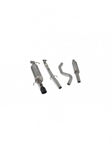 Escape Scorpion Opel Corsa E 1.0 Turbo (Modelos sin GPF)(Colas negras)