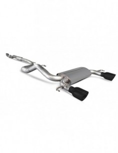 Escape Scorpion Opel Corsa E OPC (Colas negras)