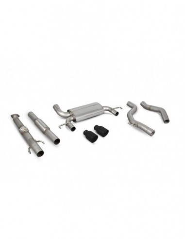 Escape Scorpion Opel Corsa E OPC (Colas negras)