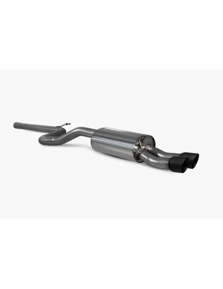 Escape Scorpion Volkswagen Polo AW GTi (Sin silenciador)(Modelos con GPF)(Colas negras)