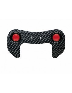 Botones auxiliares carbono volante OMP lateral