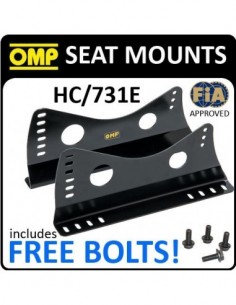 Bases asiento laterales OMP Acero 380mm