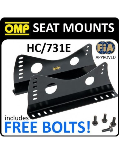 Bases asiento laterales OMP Acero 380mm