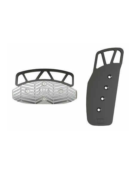 Cubrepedales OMP Anodizado Aluminio Autom. Largo
