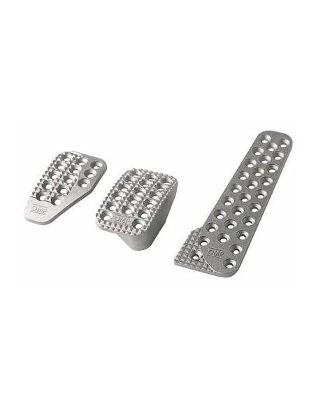 Cubrepedales OMP Racing aluminio largo tipo 1