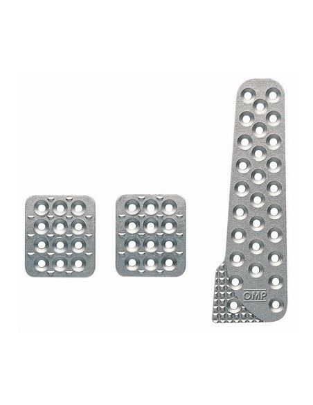 Cubrepedales OMP Racing aluminio largo tipo 2