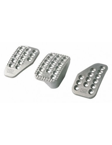 Cubrepedales OMP Racing aluminio tipo 2