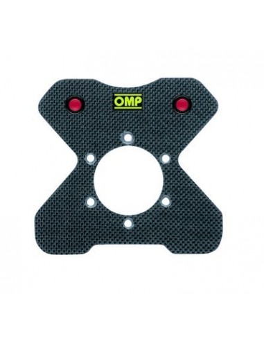 Botones auxiliares carbono volante OMP central