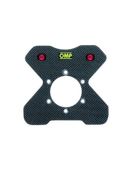 Botones auxiliares carbono volante OMP central