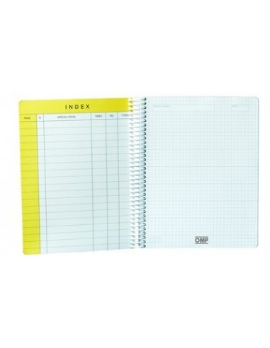Libreta notas copiloto OMP A4