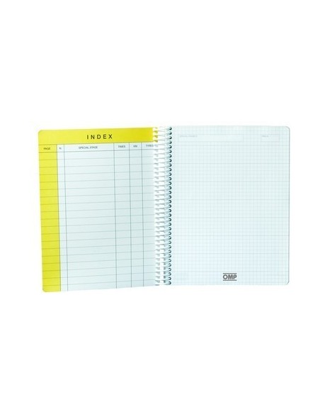 Libreta notas copiloto OMP A4