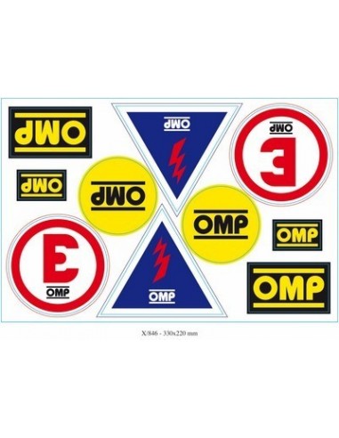 Kit pegatinas extinción y electricidad OMP