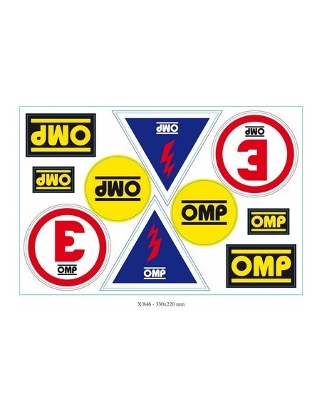 Kit pegatinas extinción y electricidad OMP