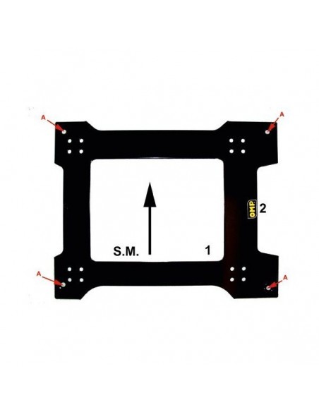 Base Asiento Omp Audi A3 03- Copiloto