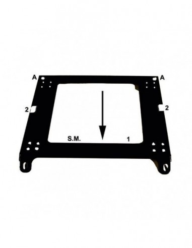 Base Asiento Omp Audi Tt 11/98- Piloto/copiloto
