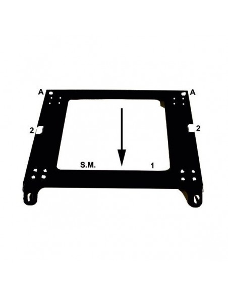 Base Asiento Omp Audi Tt 11/98- Piloto/copiloto
