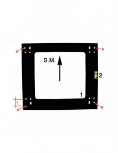 Base Asiento Omp Opel Corsa C 00-05 Copiloto