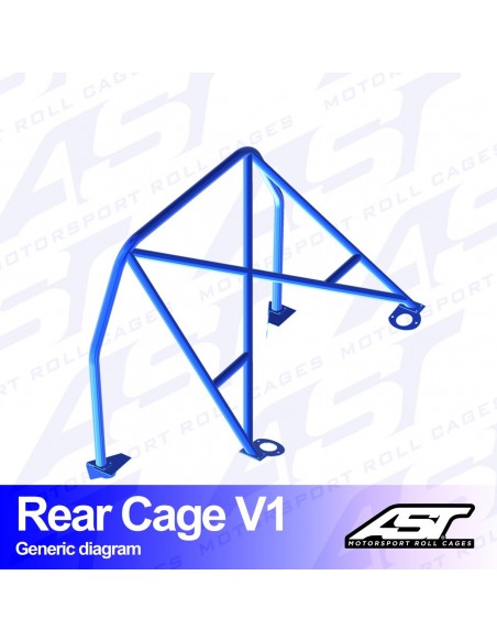 Arco trasero Volkswagen Golf (Mk2) 3 puertas Hatchback REAR CAGE V1 Arco trasero Volkswagen Golf (Mk2) 3 puertas Hatchback REAR CAGE V1