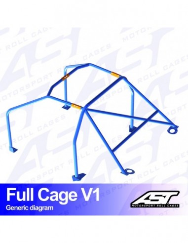 Jaula Alfa Romeo 147 (Tipo 937) 3 puertas Hatchback FULL CAGE V1