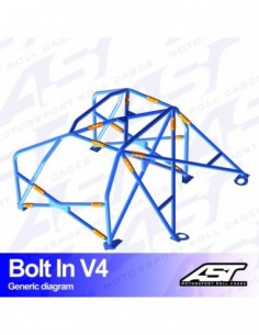 Jaula BMW 1-Series (E81) 3 puertas Hatchback RWD BOLT IN V4