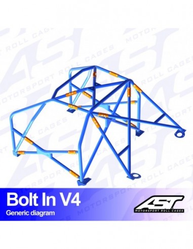 Jaula BMW 1-Series (E81) 3 puertas Hatchback RWD BOLT IN V4
