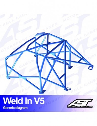 Jaula Honda Prelude (5gen) 2-door Coupe WELD IN V5