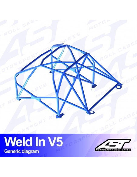Jaula Honda S2000 (AP) 2 puertas Roadster WELD IN V5