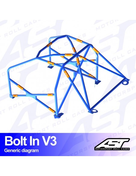 Jaula Mazda MX-5 (NB) 2 puertas Roadster BOLT IN V3