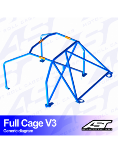 Jaula Mazda RX-8 (SE3P) 5 puertas Coupe FULL CAGE V3