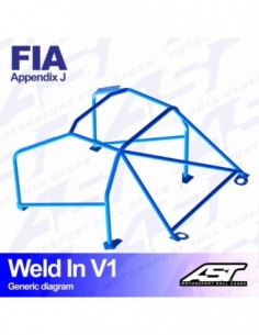 Jaula Opel Corsa (B) 3 puertas Hatchback WELD IN V1