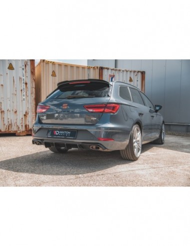Difusor trasero V.2 Seat Leon 5F ST Cupra (Facelift)