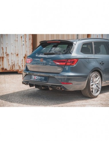 Difusor trasero V.2 Seat Leon 5F ST Cupra (Facelift)