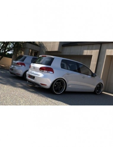 Difusor trasero Volkswagen Golf VI (Con 2 agujero de escape)