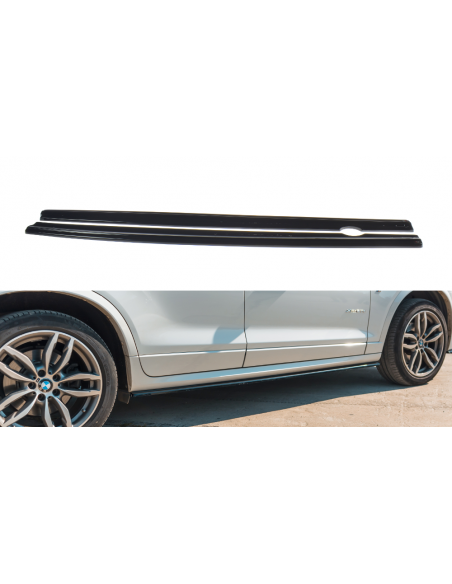 Faldones laterales BMW X3 F25 (Con pack M)(Facelift) Faldones laterales BMW X3 F25 (Con pack M)(Facelift)