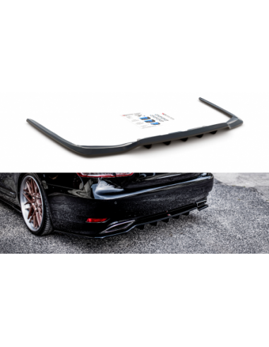 Lip trasero central Leuxs LS Mk4 (Facelift)(Con barras verticales)