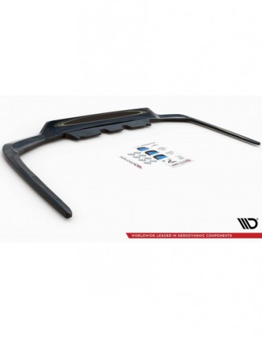Lip trasero central Leuxs LS Mk4 (Facelift)(Con barras verticales)