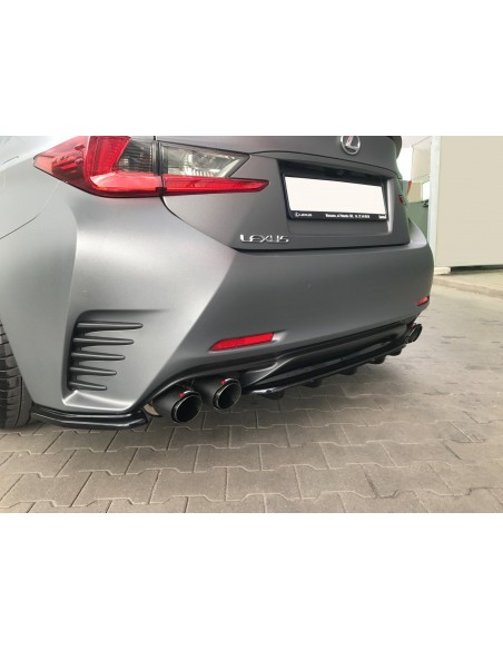 Lip trasero central Lexus RC (Con barras verticales)