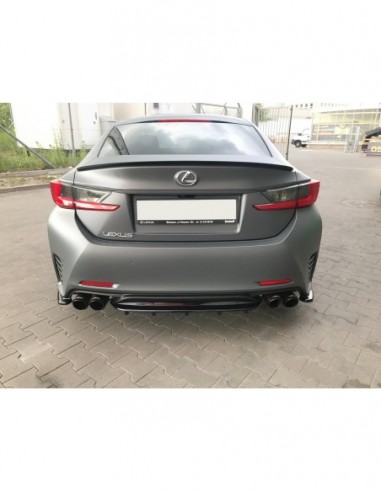 Lip trasero central Lexus RC (Con barras verticales)