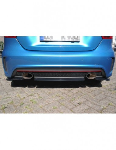 Lip trasero central Mercedes-Benz Clase A W176 (AMG Line)(Sin barras verticales)