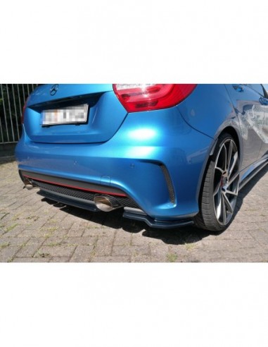 Lip trasero central Mercedes-Benz Clase A W176 (AMG Line)(Sin barras verticales)