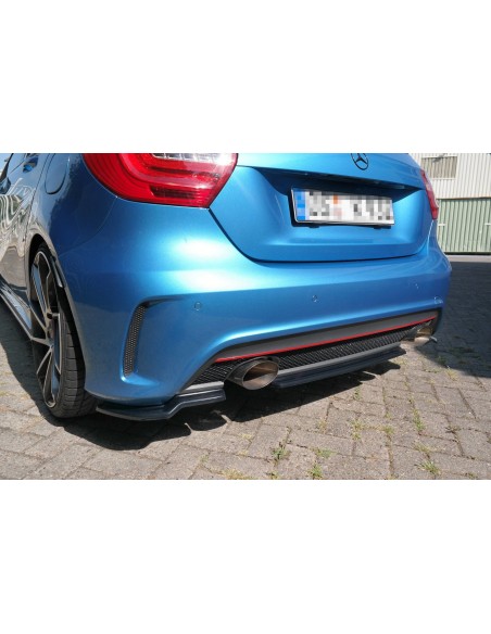 Lip trasero central Mercedes-Benz Clase A W176 (AMG Line)(Sin barras verticales) Lip trasero central Mercedes-Benz Clase A W176 (AMG Line)(Sin barras verticales)