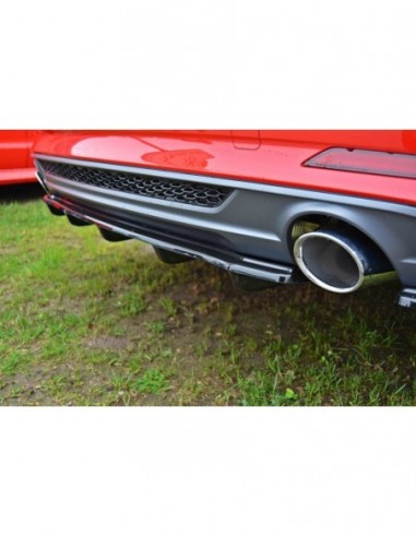 Lip trasero central Audi A5 F5 (S-Line)(con barras verticales)