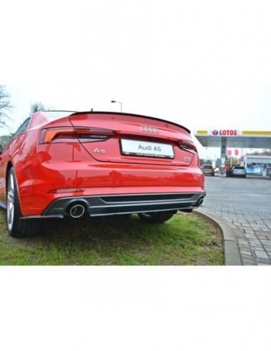 Lip trasero central Audi A5 F5 (S-Line)(con barras verticales)