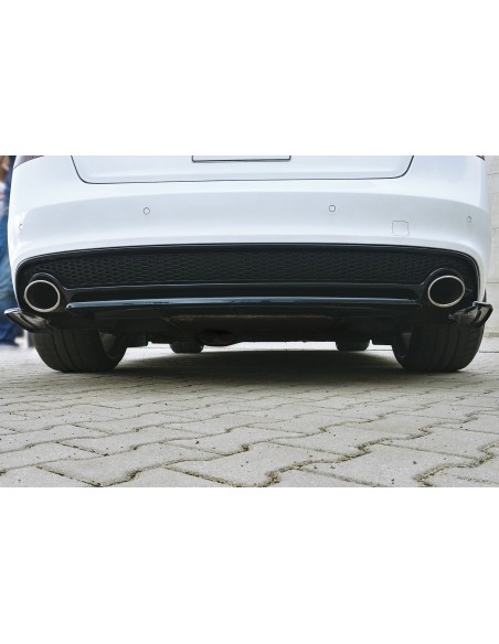 Lip trasero central Audi A5 8T (S-Line)(Facelift)(sin barras verticales) Lip trasero central Audi A5 8T (S-Line)(Facelift)(sin barras verticales)