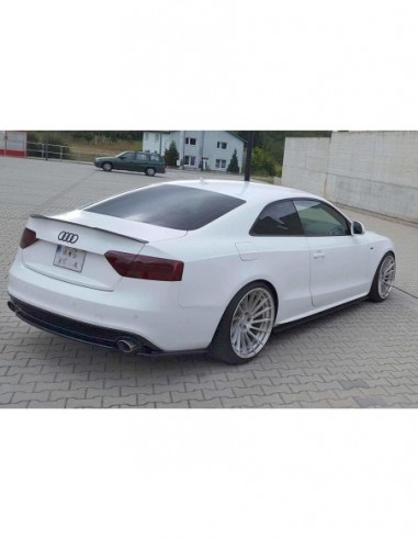 Lip trasero central Audi A5 8T (S-Line)(Facelift)(sin barras verticales)