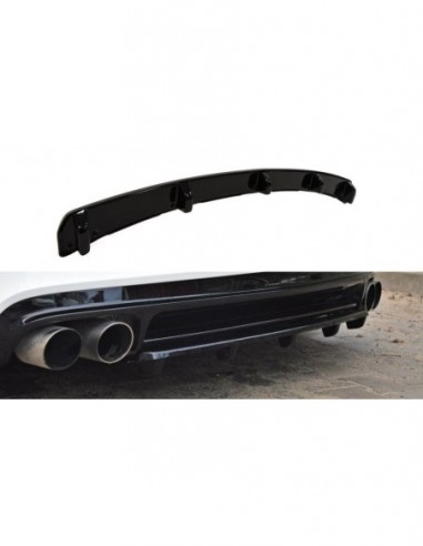 Lip trasero central Audi TTRS 8J (Con barras verticales)